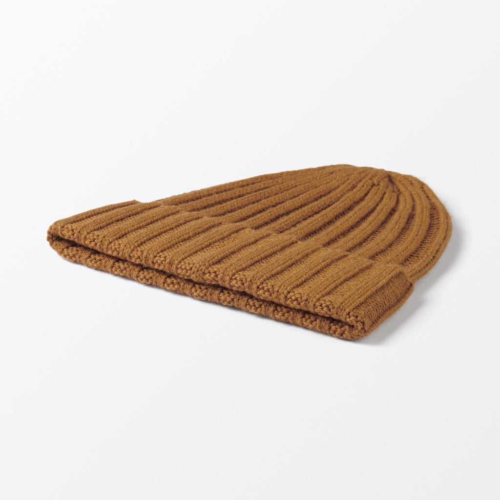Wool Ribbed Beanie