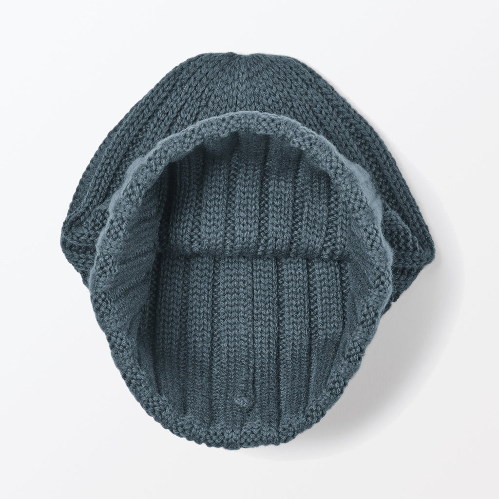 Wool Ribbed Beanie