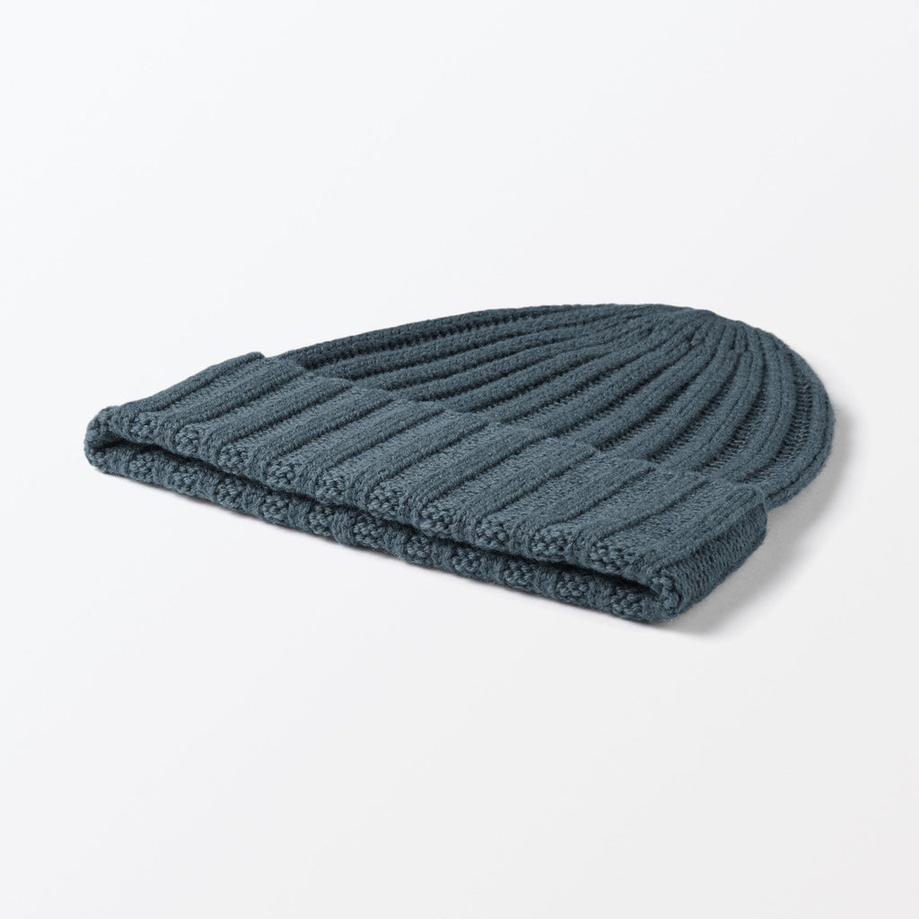 Wool Ribbed Beanie