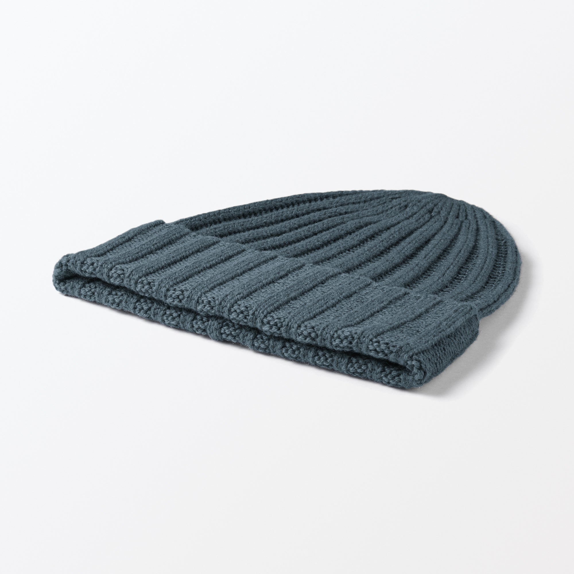 Wool Ribbed Beanie