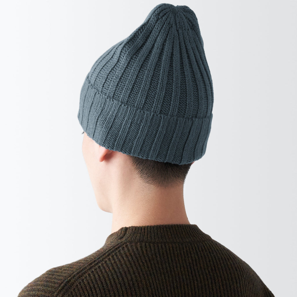 Wool Ribbed Beanie