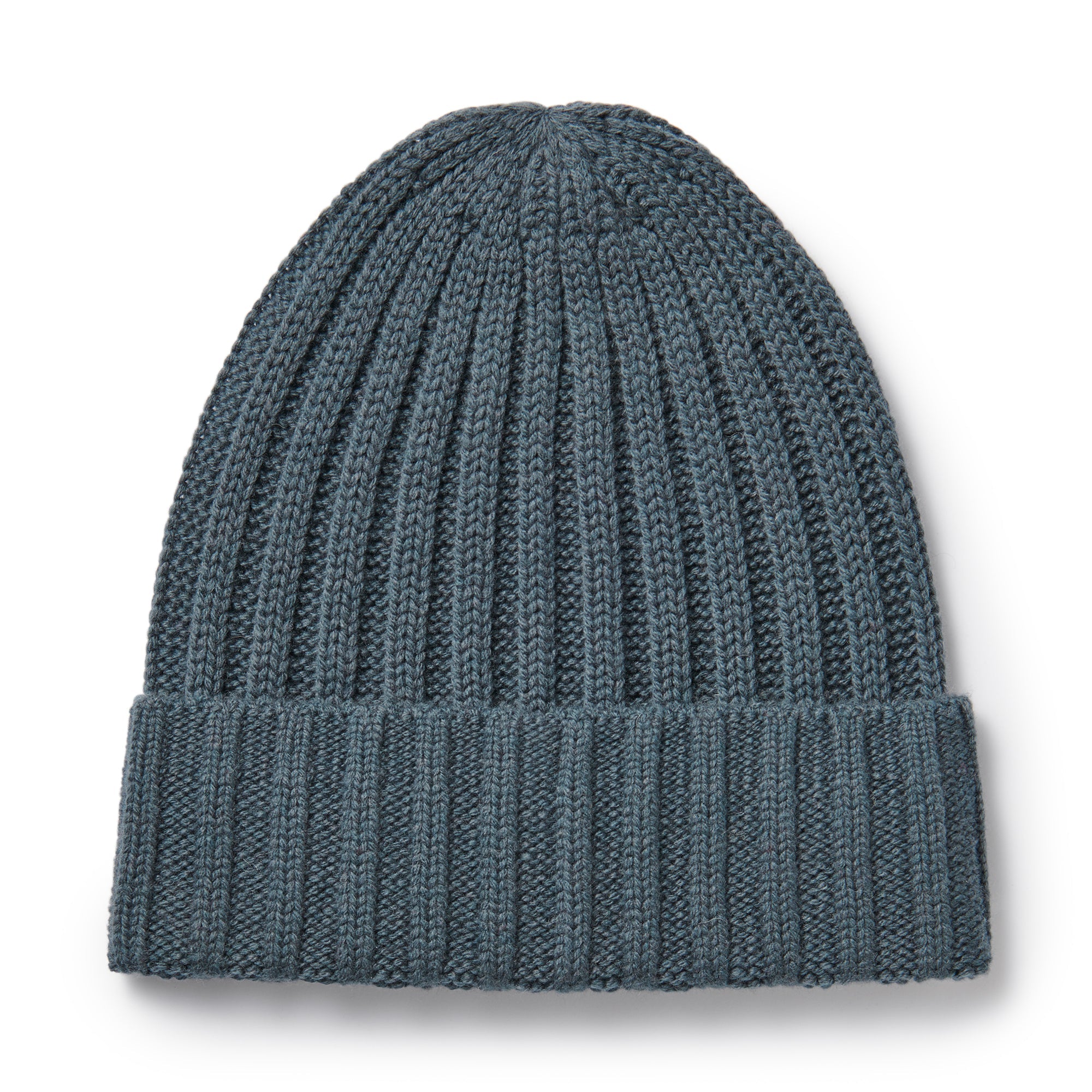 Wool Ribbed Beanie