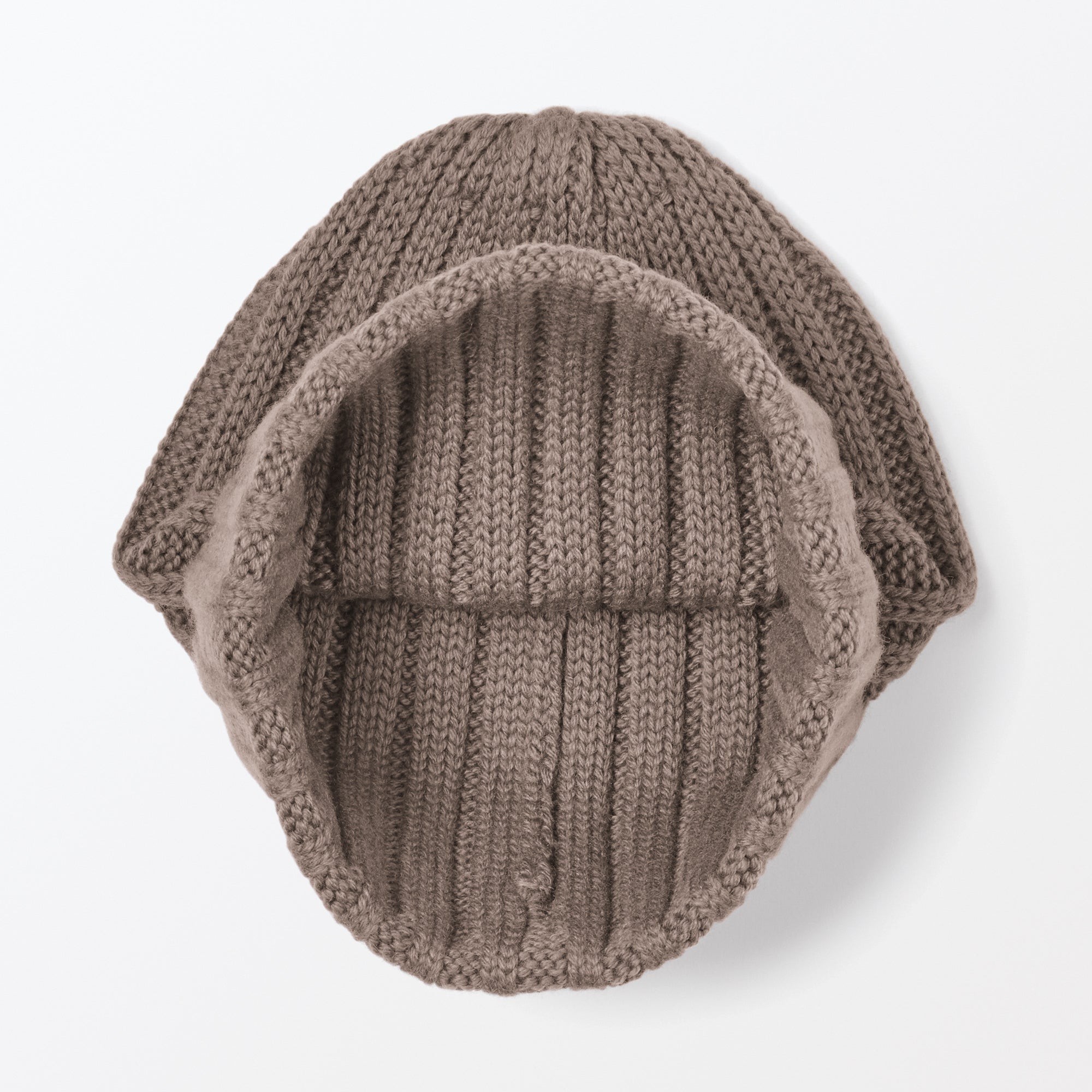 Wool Ribbed Beanie