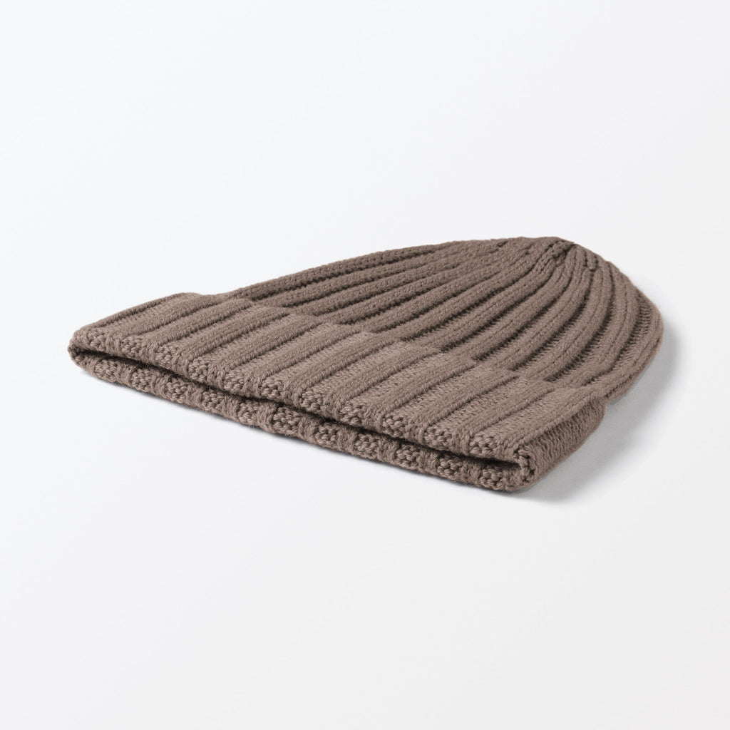 Wool Ribbed Beanie
