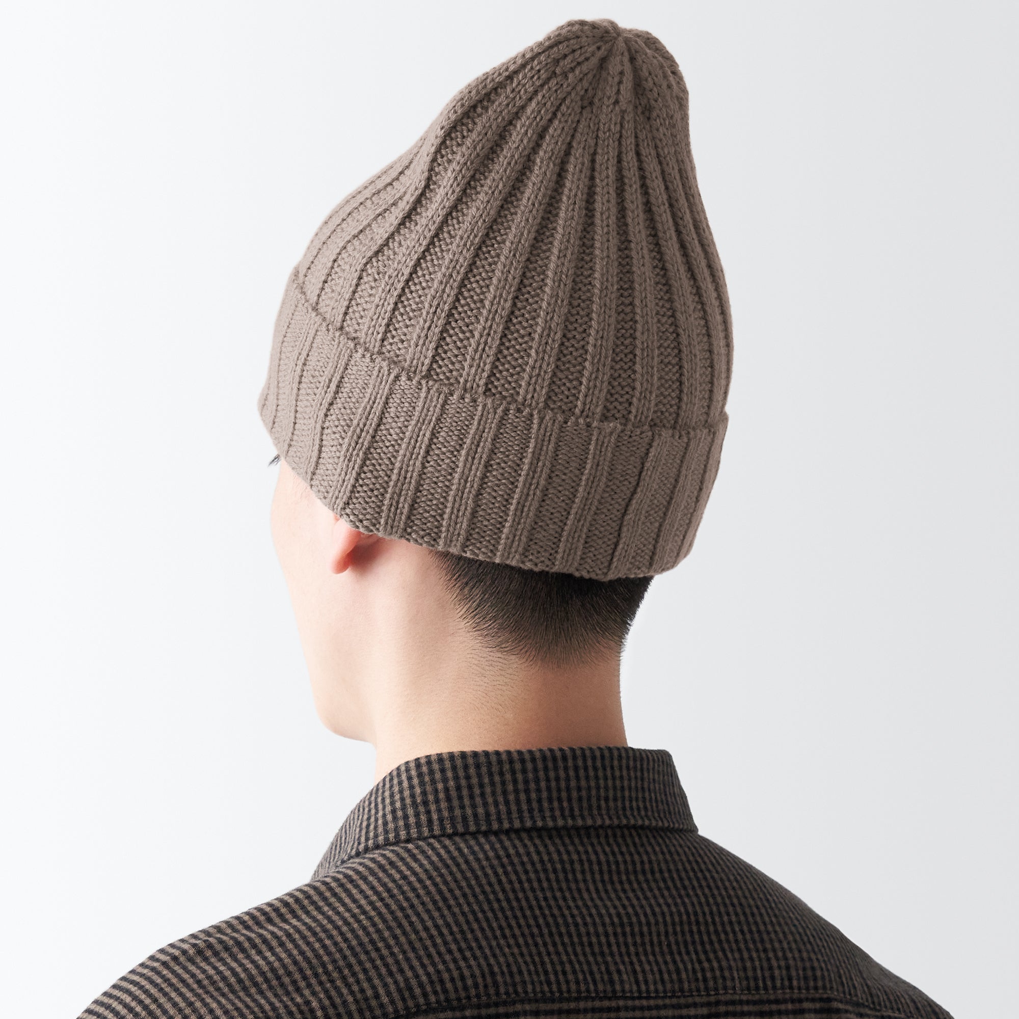 Wool Ribbed Beanie