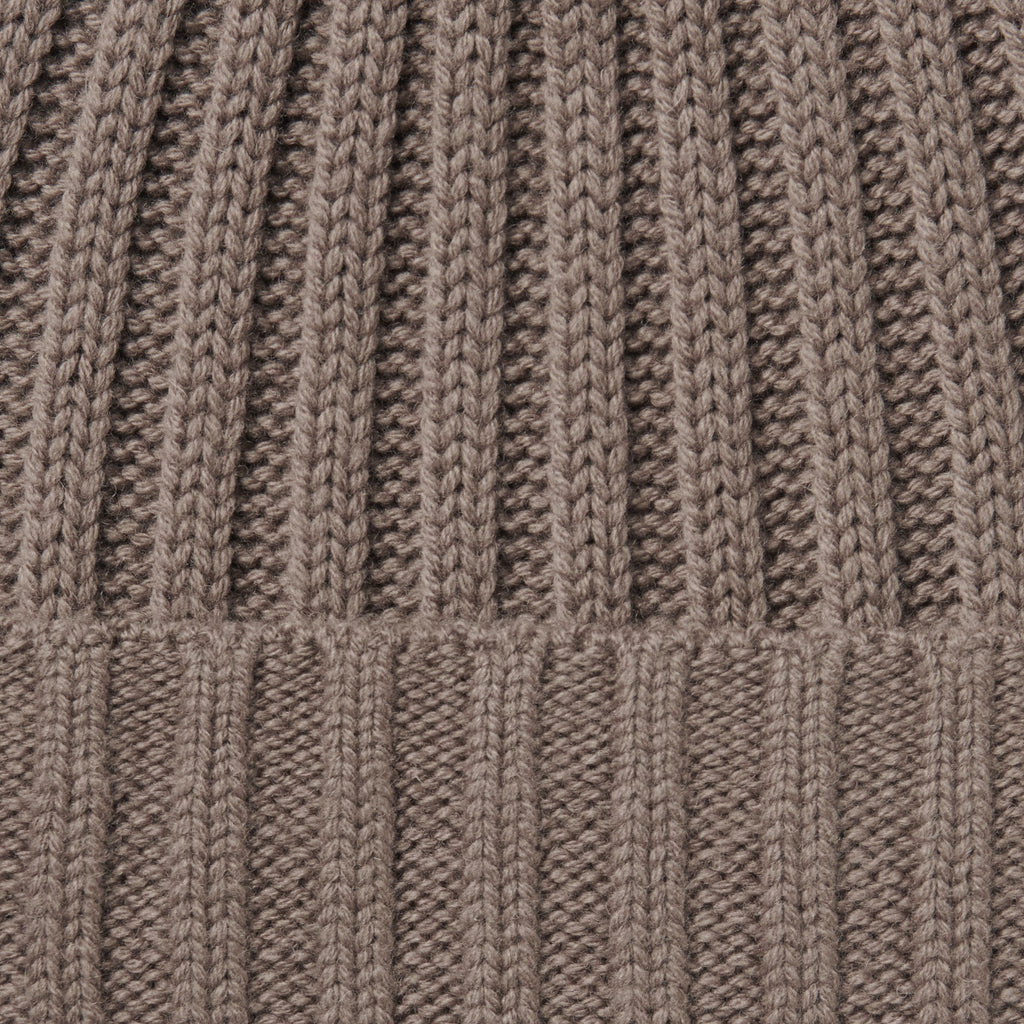 Wool Ribbed Beanie