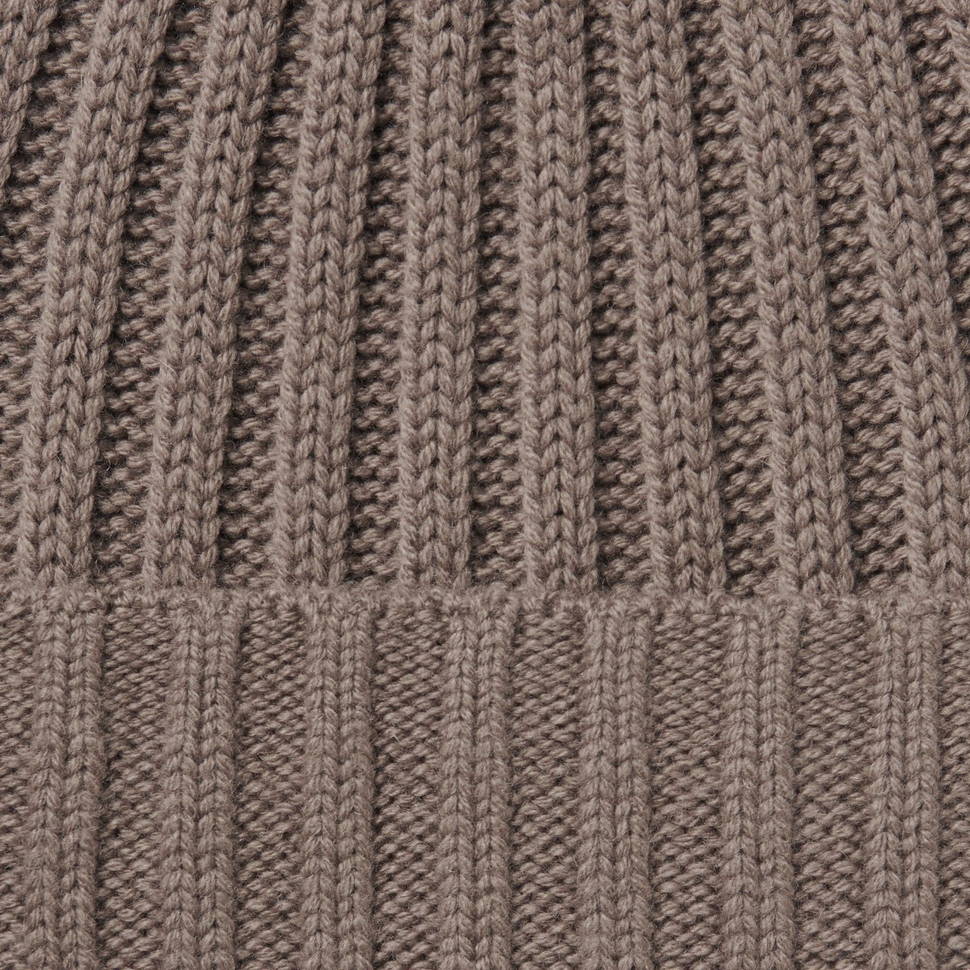 Wool Ribbed Beanie