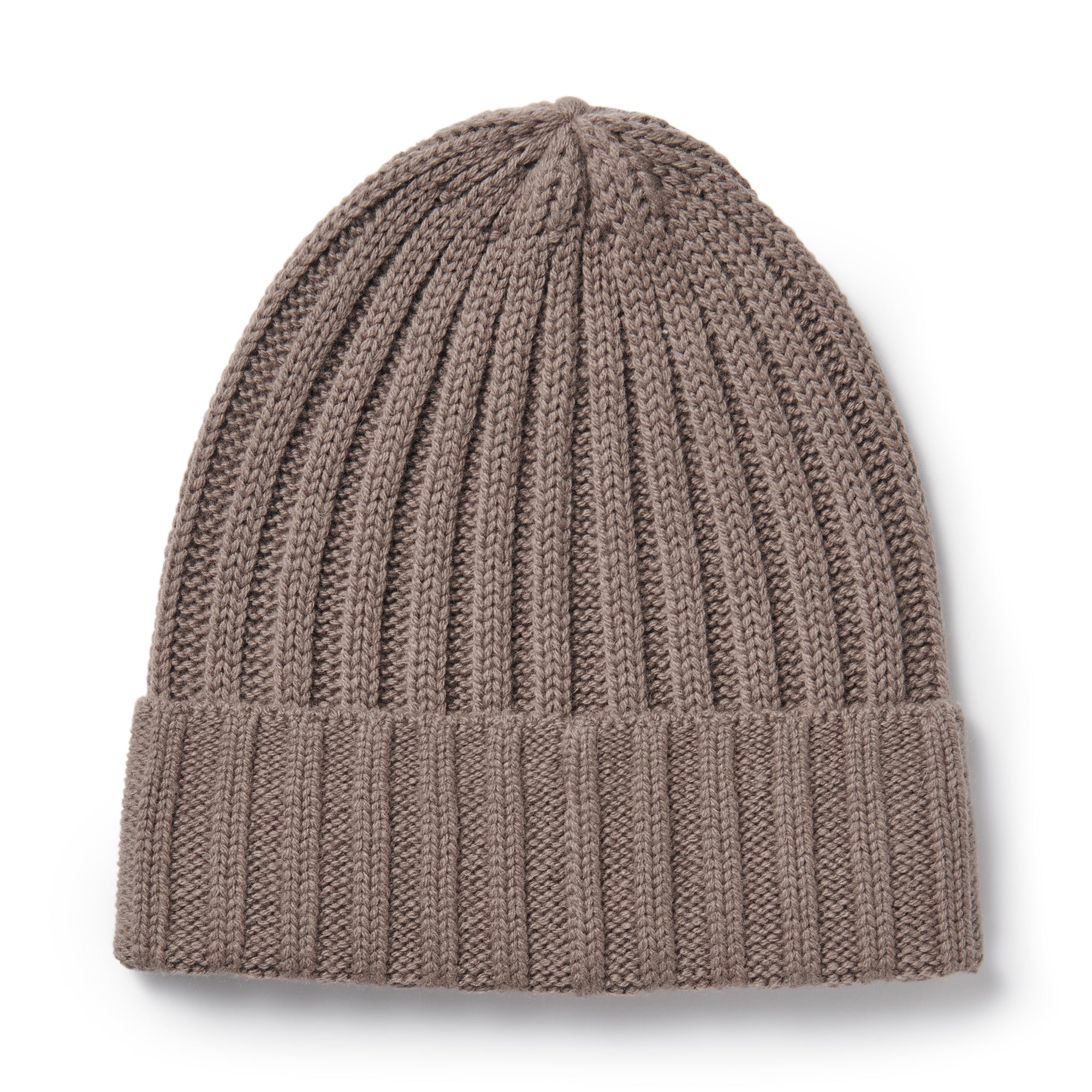 Wool Ribbed Beanie