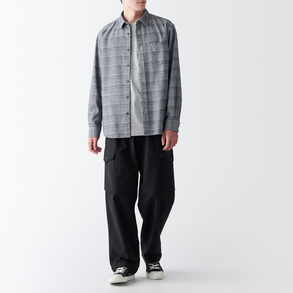 Men's Double-Brushed Flannel Patterned Shirt