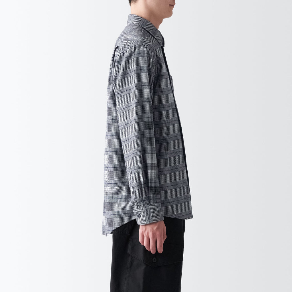 Men's Double-Brushed Flannel Patterned Shirt