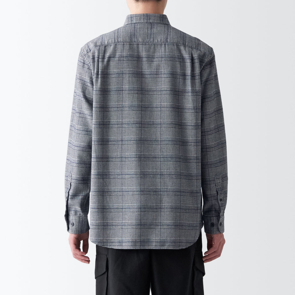 Men's Double-Brushed Flannel Patterned Shirt