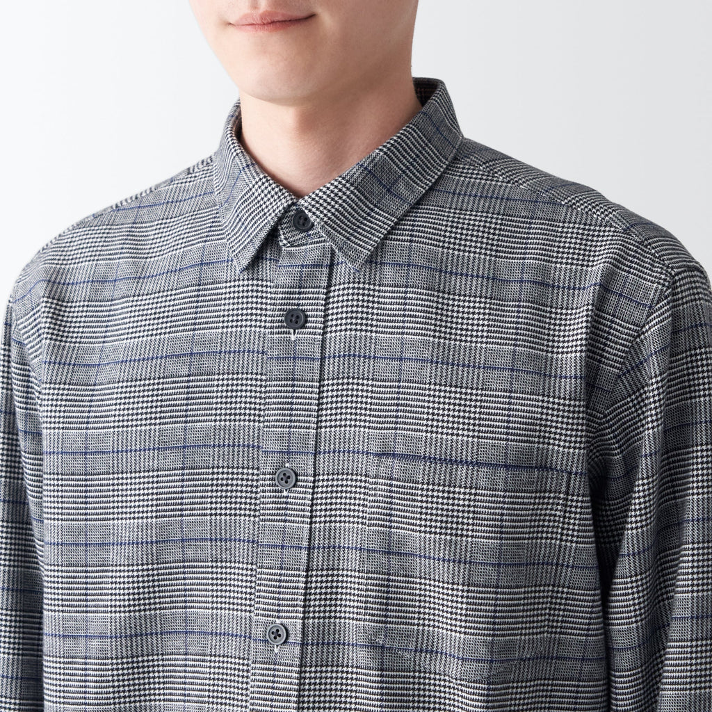 Men's Double-Brushed Flannel Patterned Shirt
