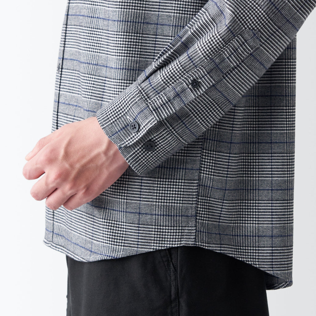 Men's Double-Brushed Flannel Patterned Shirt