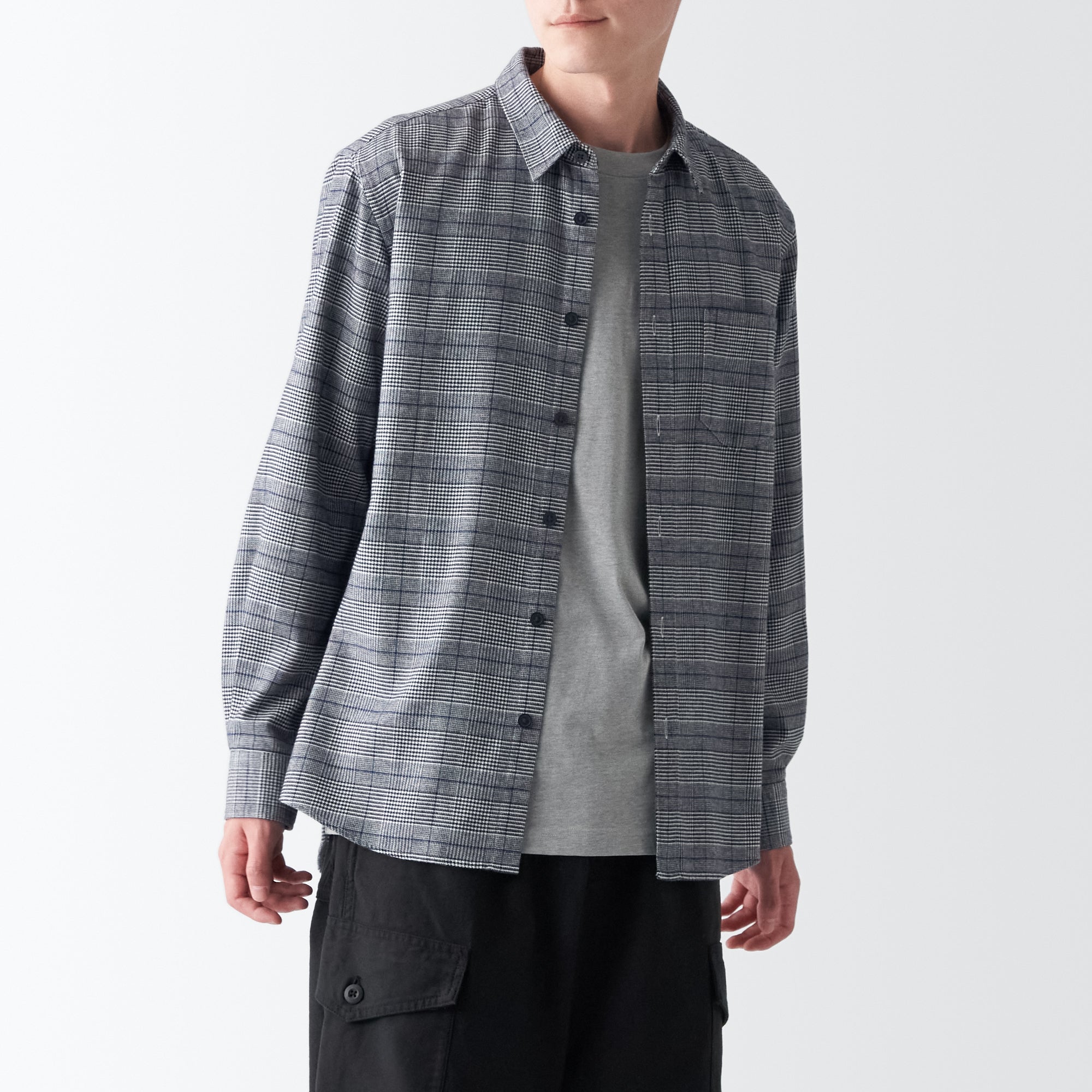 Men's Double-Brushed Flannel Patterned Shirt