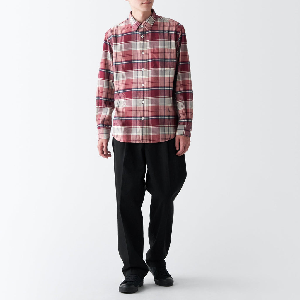 Men's Double-Brushed Flannel Patterned Shirt