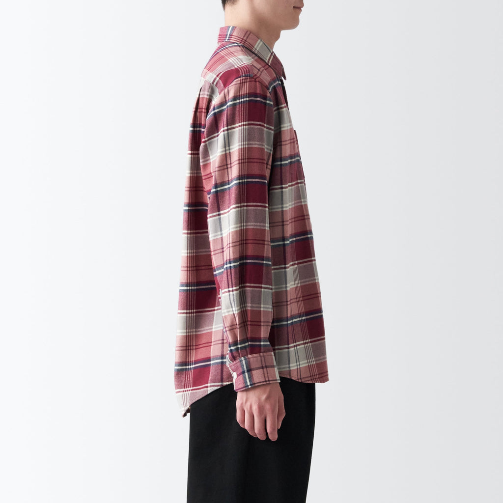 Men's Double-Brushed Flannel Patterned Shirt