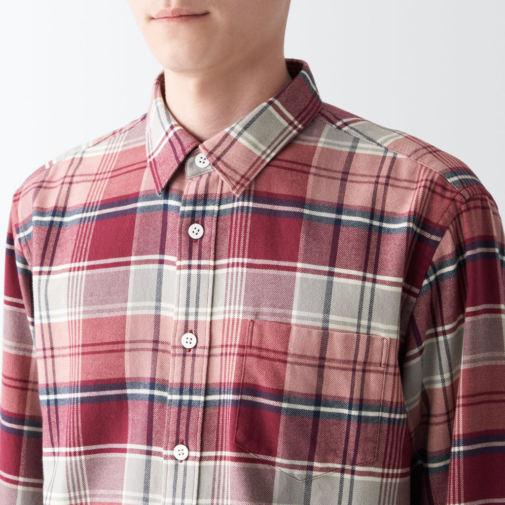 Men's Double-Brushed Flannel Patterned Shirt
