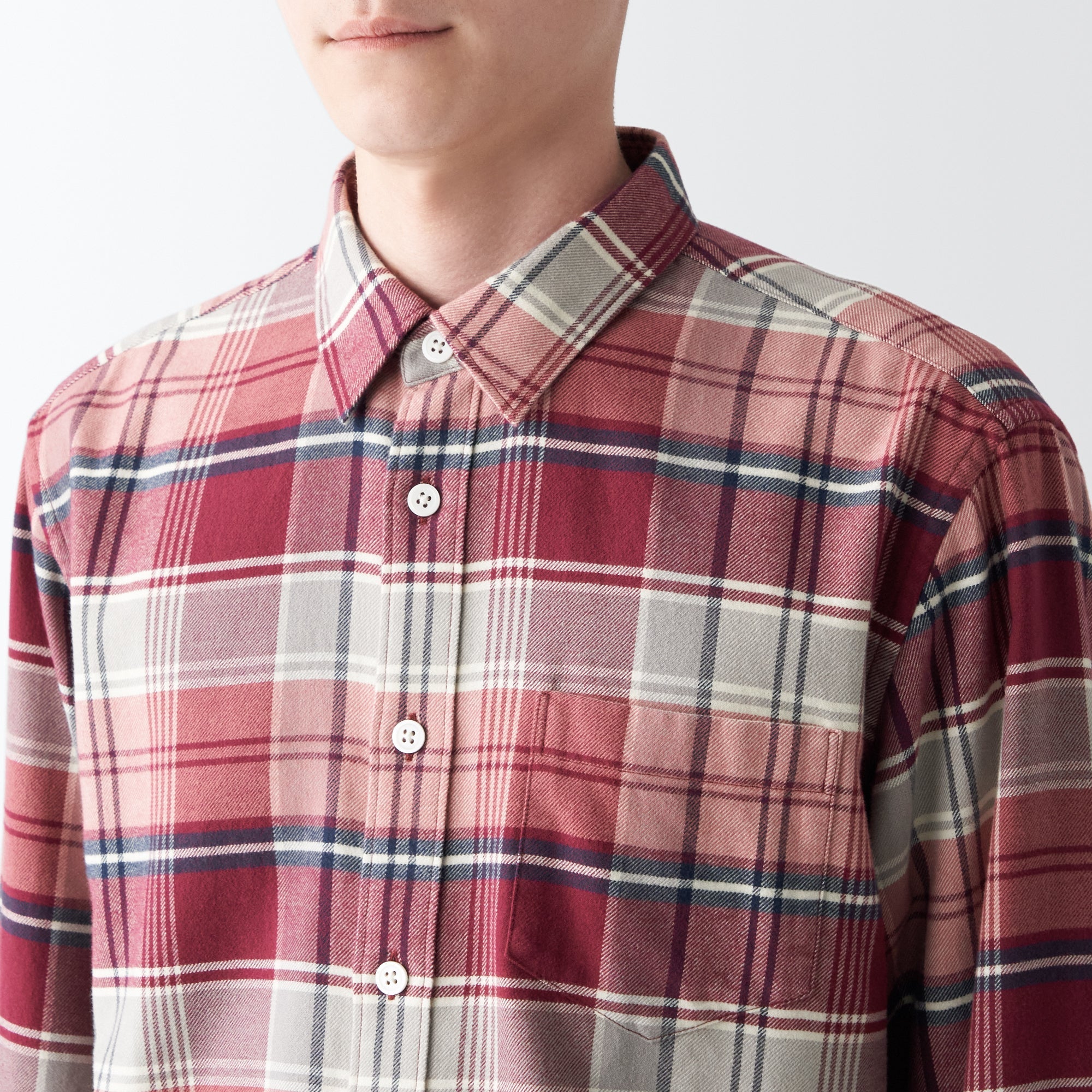 Men's Double-Brushed Flannel Patterned Shirt