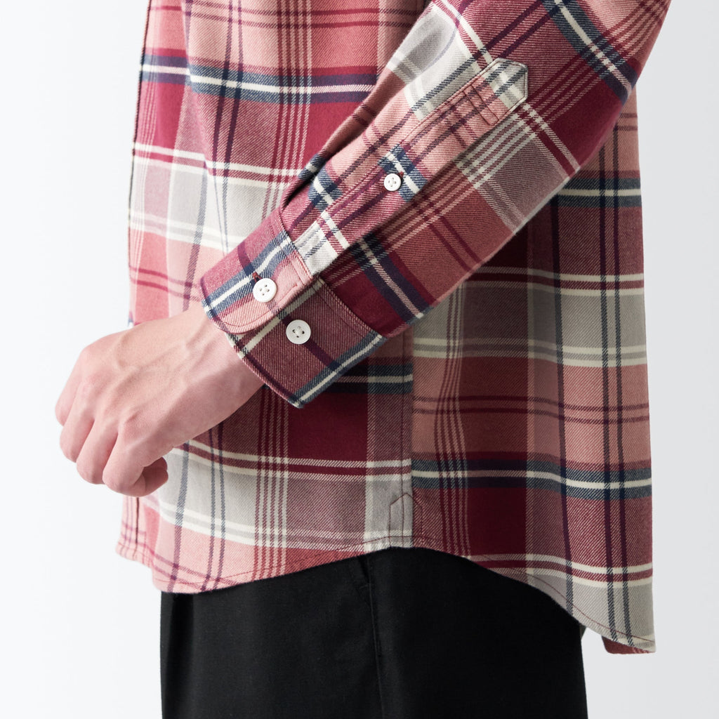Men's Double-Brushed Flannel Patterned Shirt