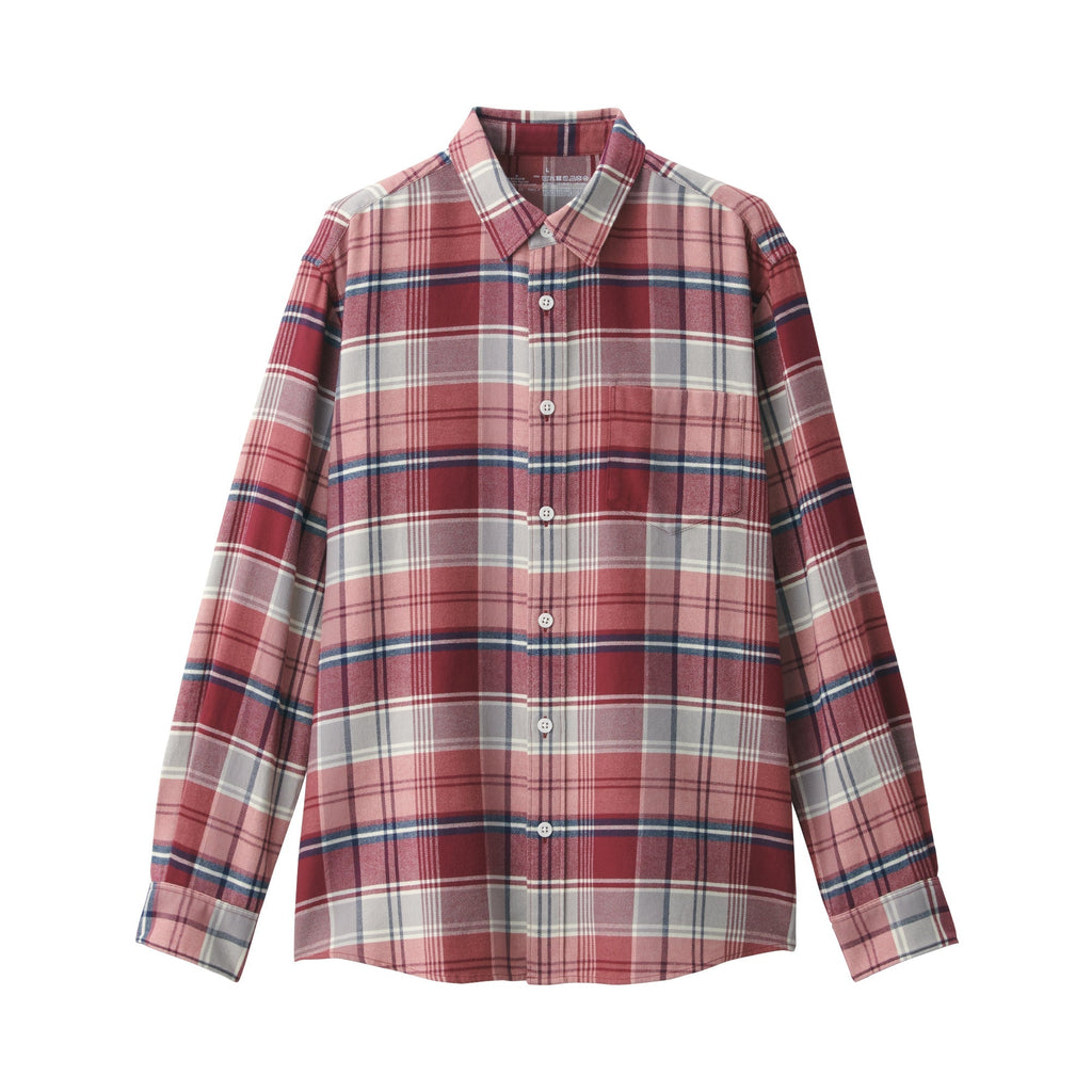 Men's Double-Brushed Flannel Patterned Shirt