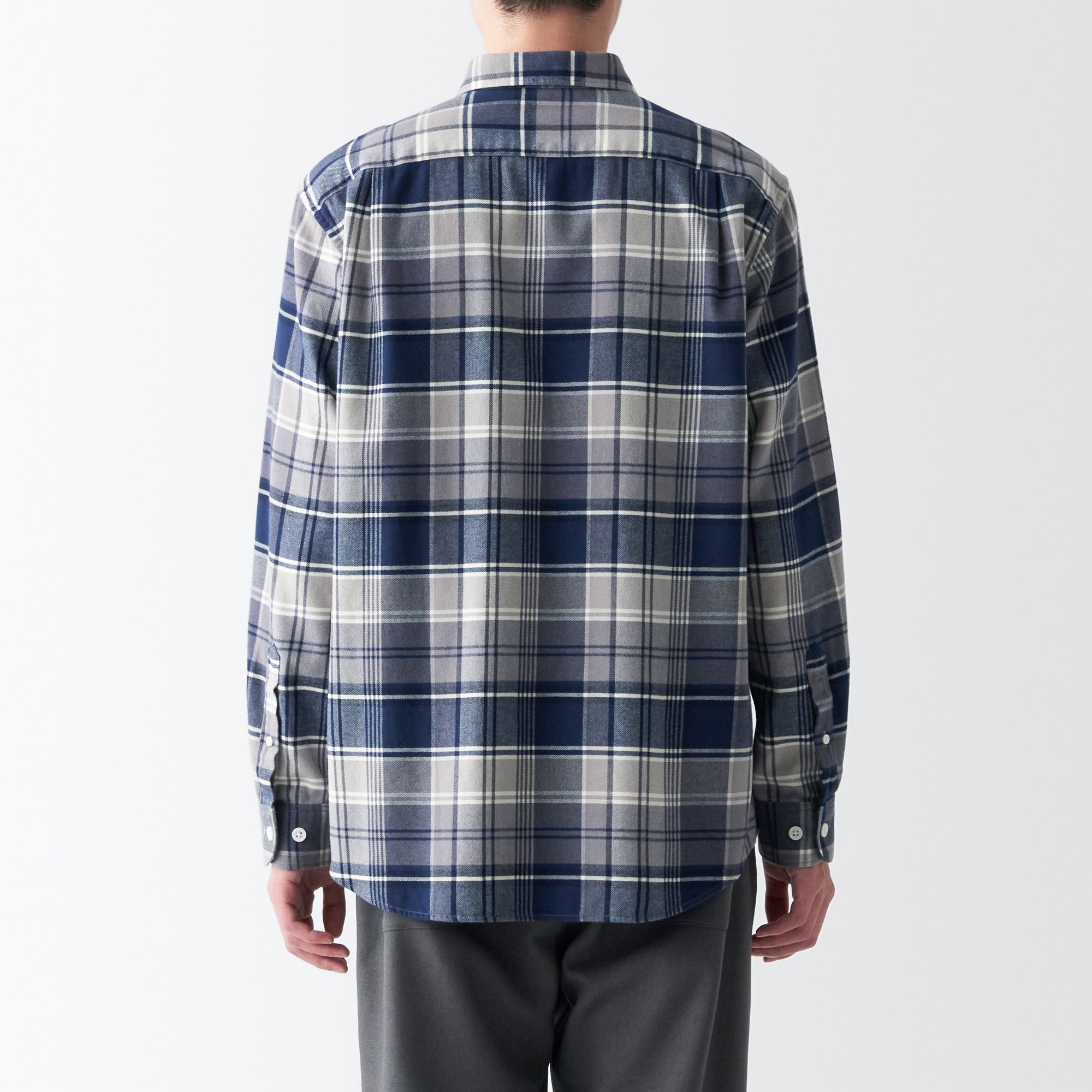 Men's Double-Brushed Flannel Patterned Shirt
