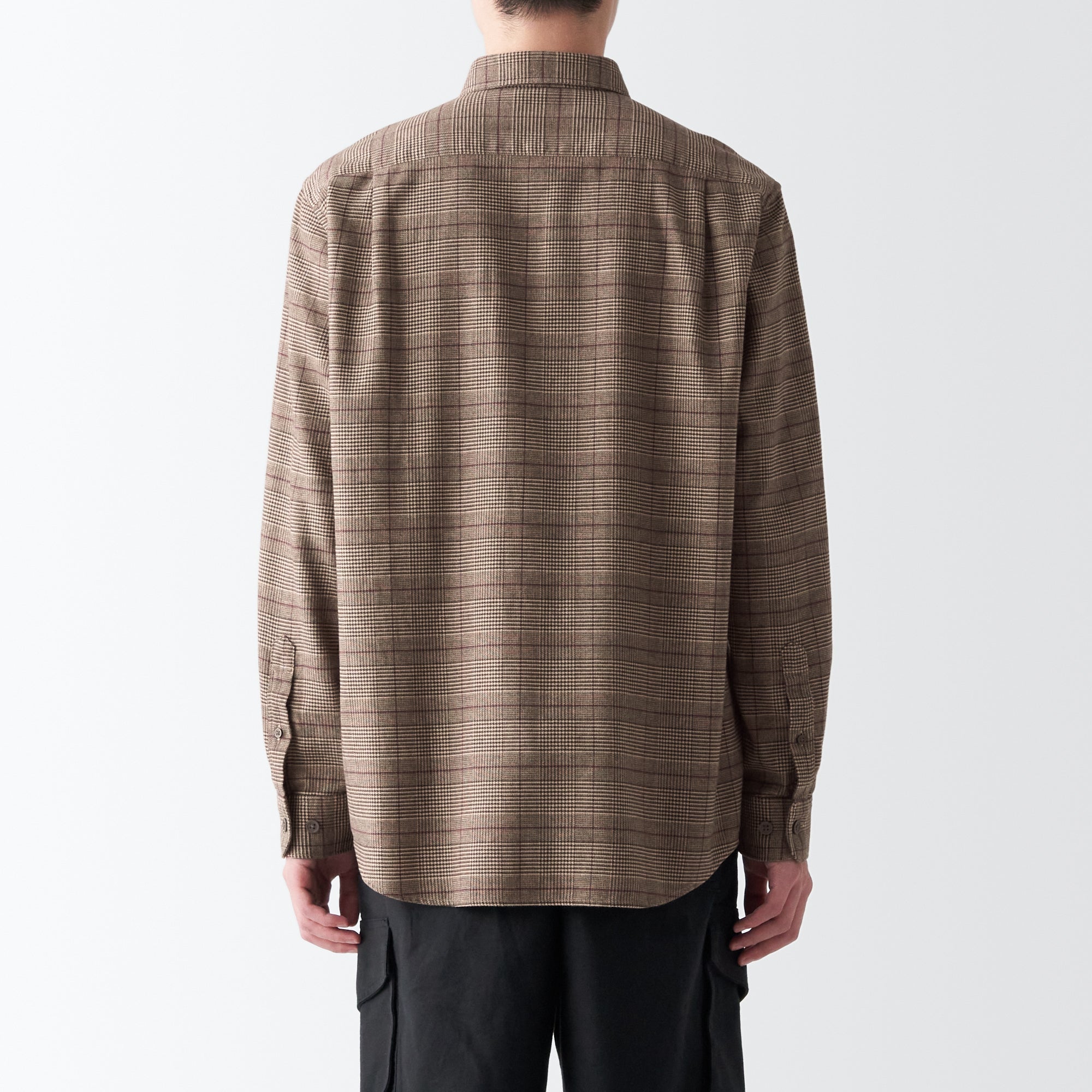 Men's Double-Brushed Flannel Patterned Shirt