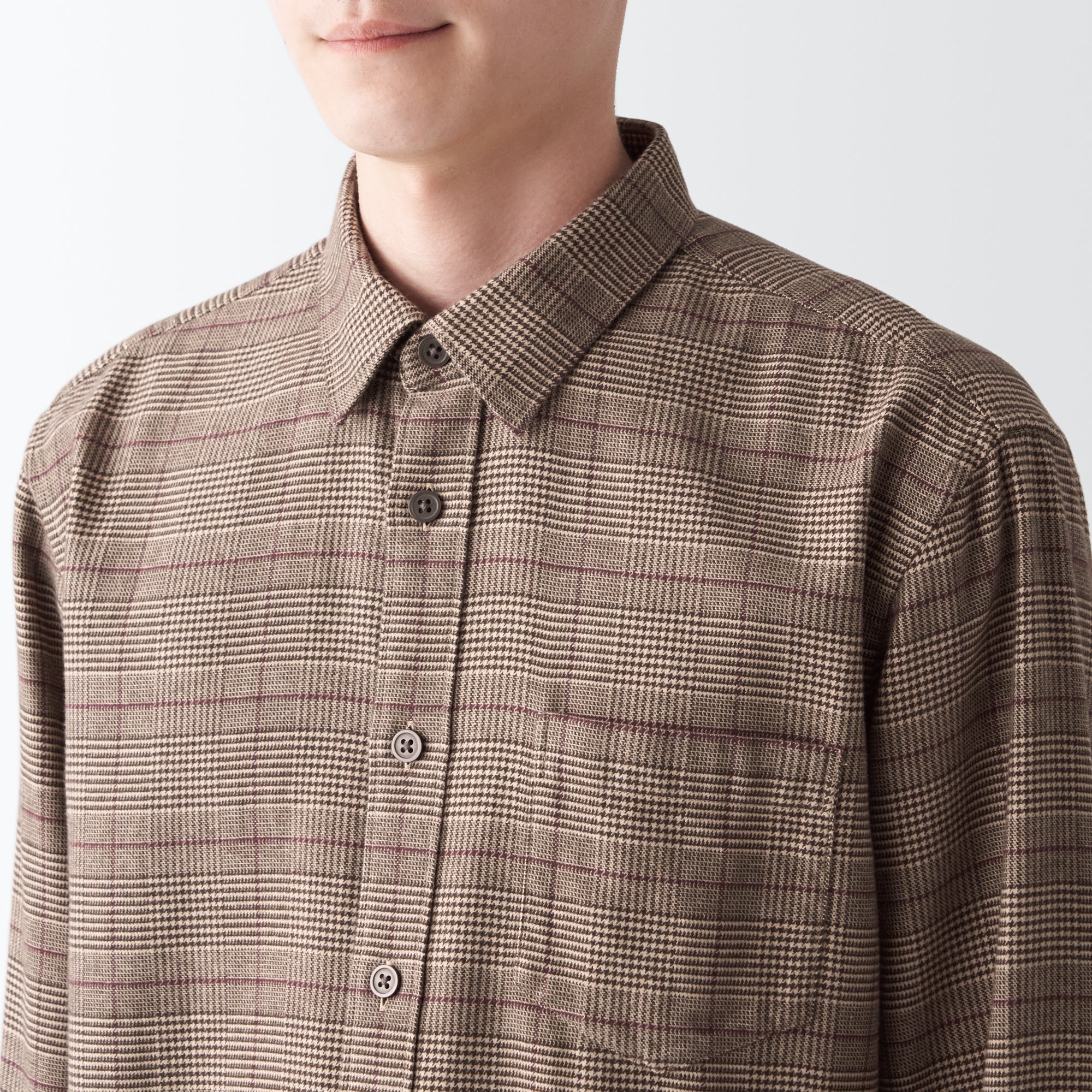 Men's Double-Brushed Flannel Patterned Shirt