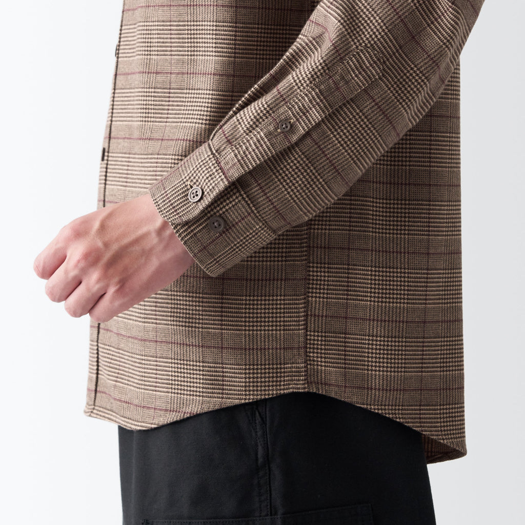 Men's Double-Brushed Flannel Patterned Shirt