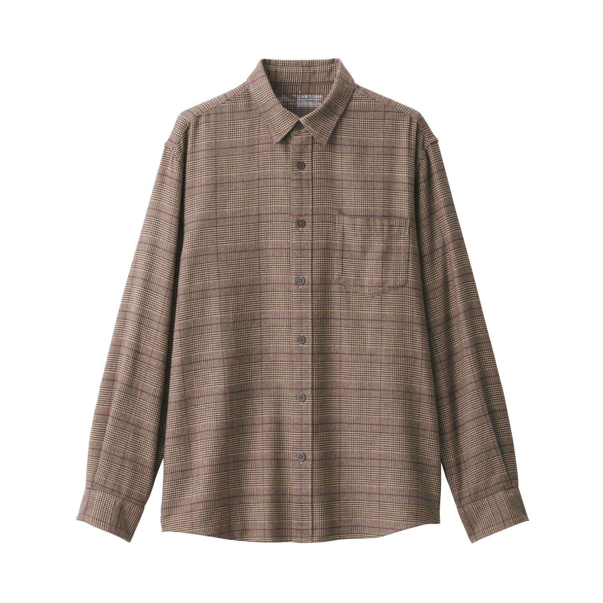 Men's Double-Brushed Flannel Patterned Shirt