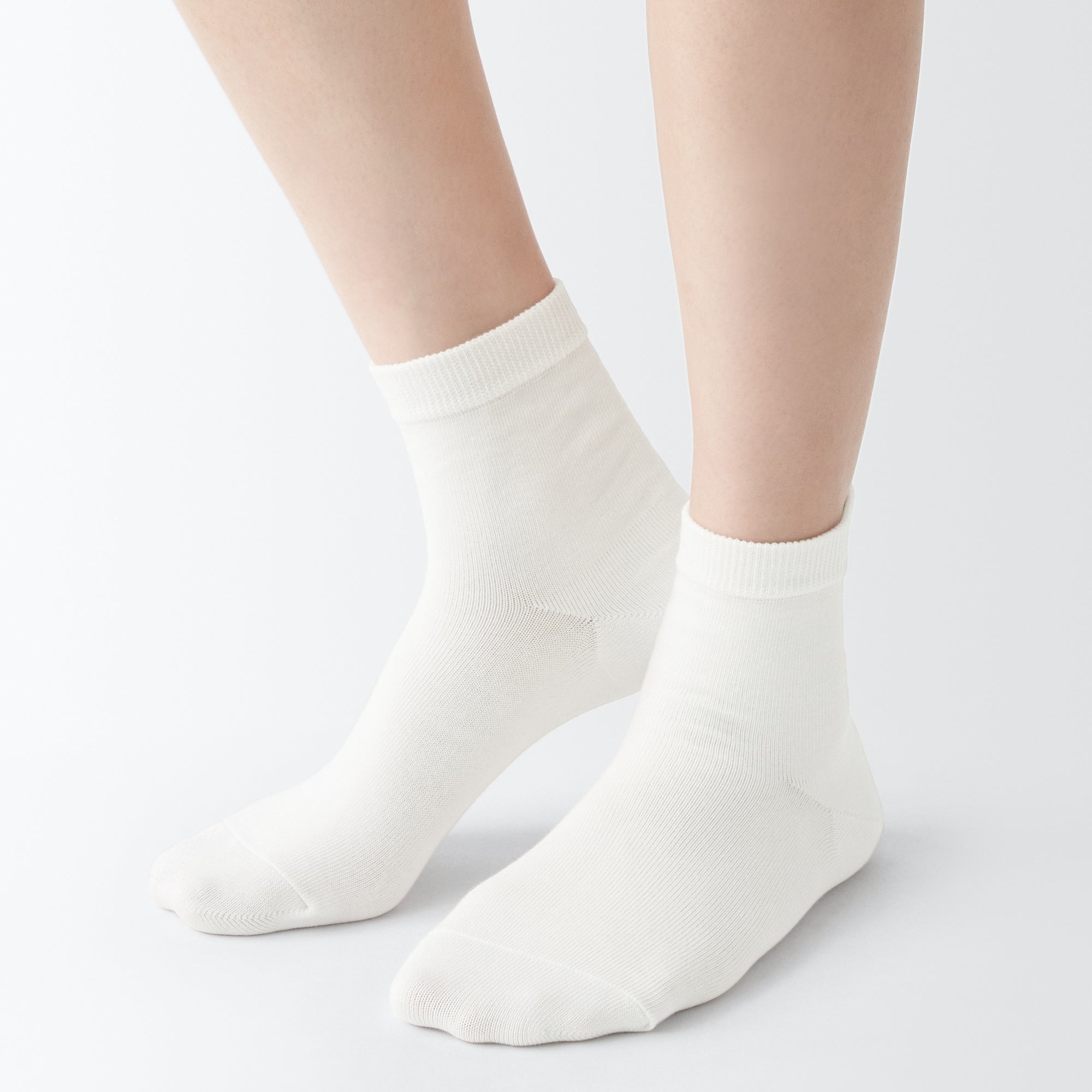 Right Angle 3 Layer Loose Top Short Socks
