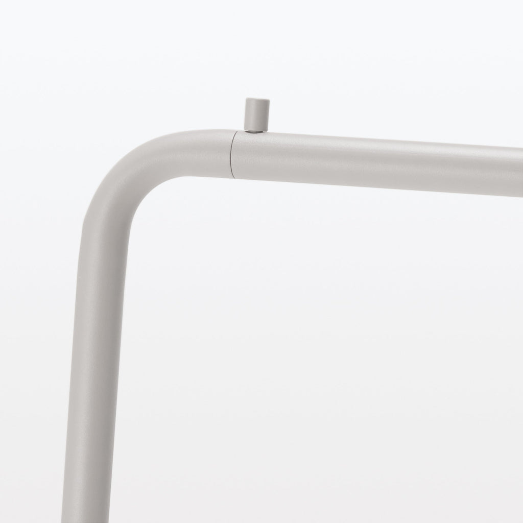Steel Pipe Coat Rack - Warm Gray