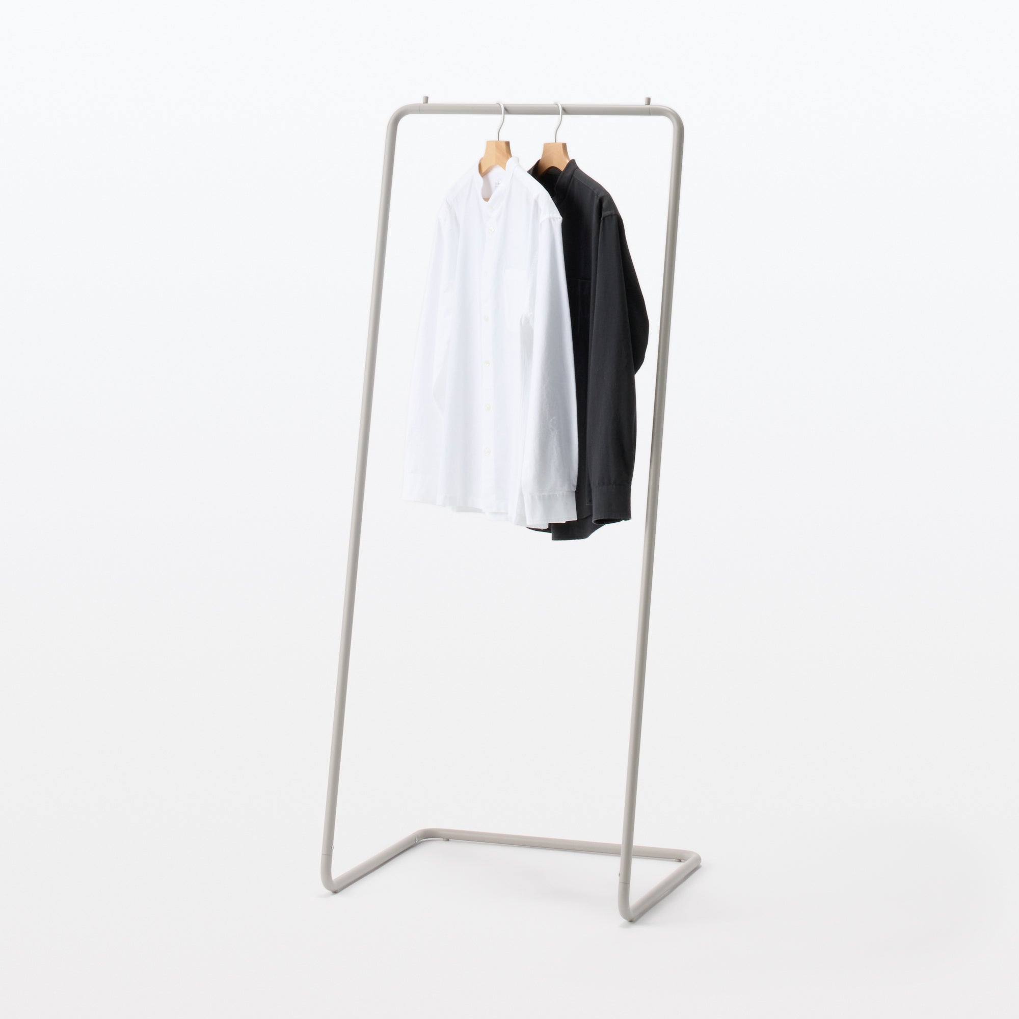 Steel Pipe Coat Rack - Warm Gray