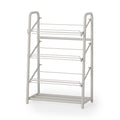 Steel Pipe Shoe Rack - Warm Gray