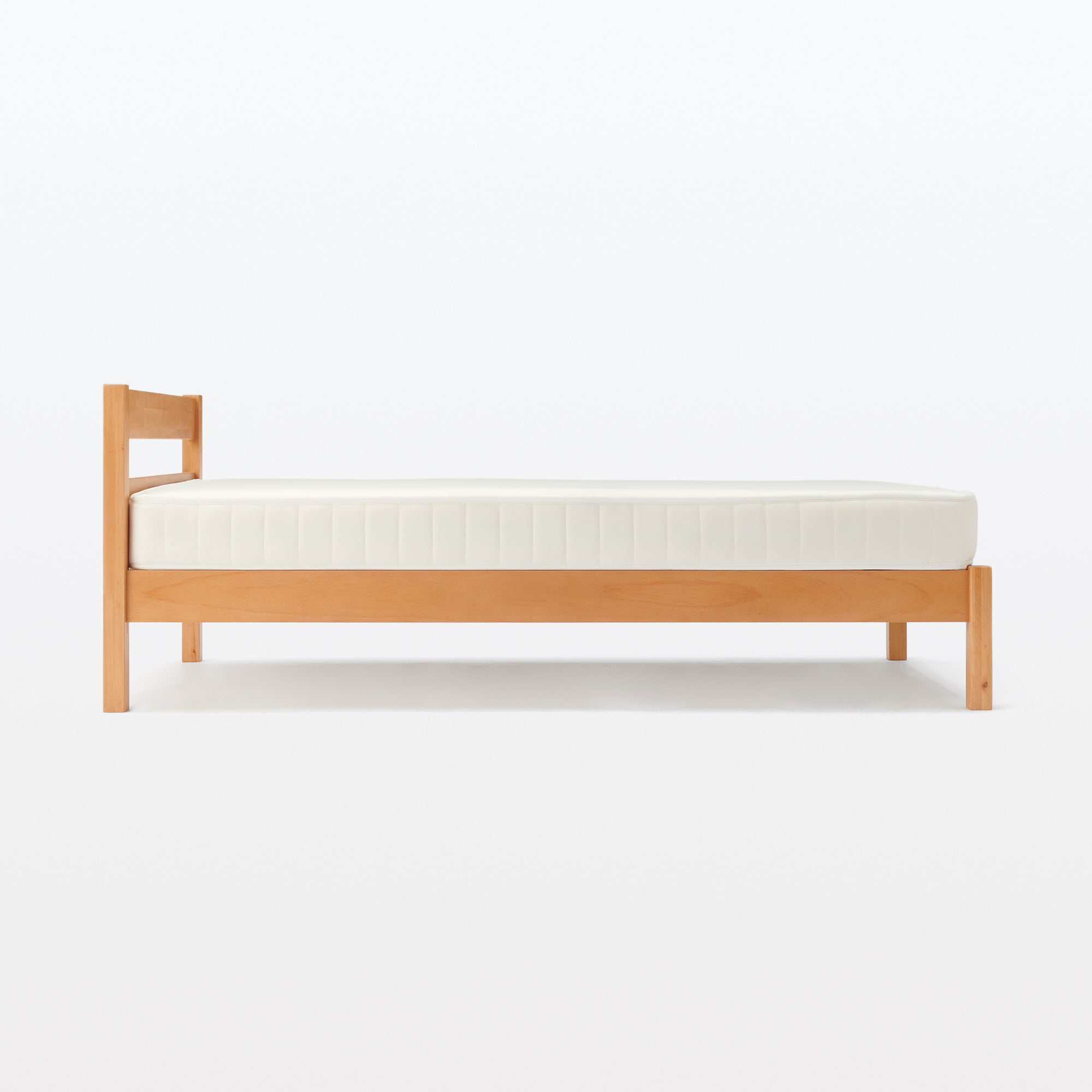 [HD] Rubberwood Wooden Bed - Single Secondary image