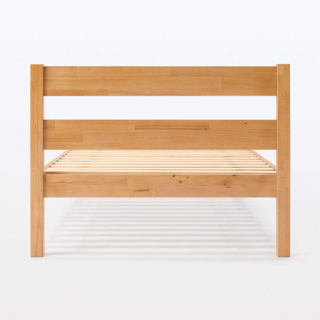 [HD] Rubberwood Wooden Bed - Single