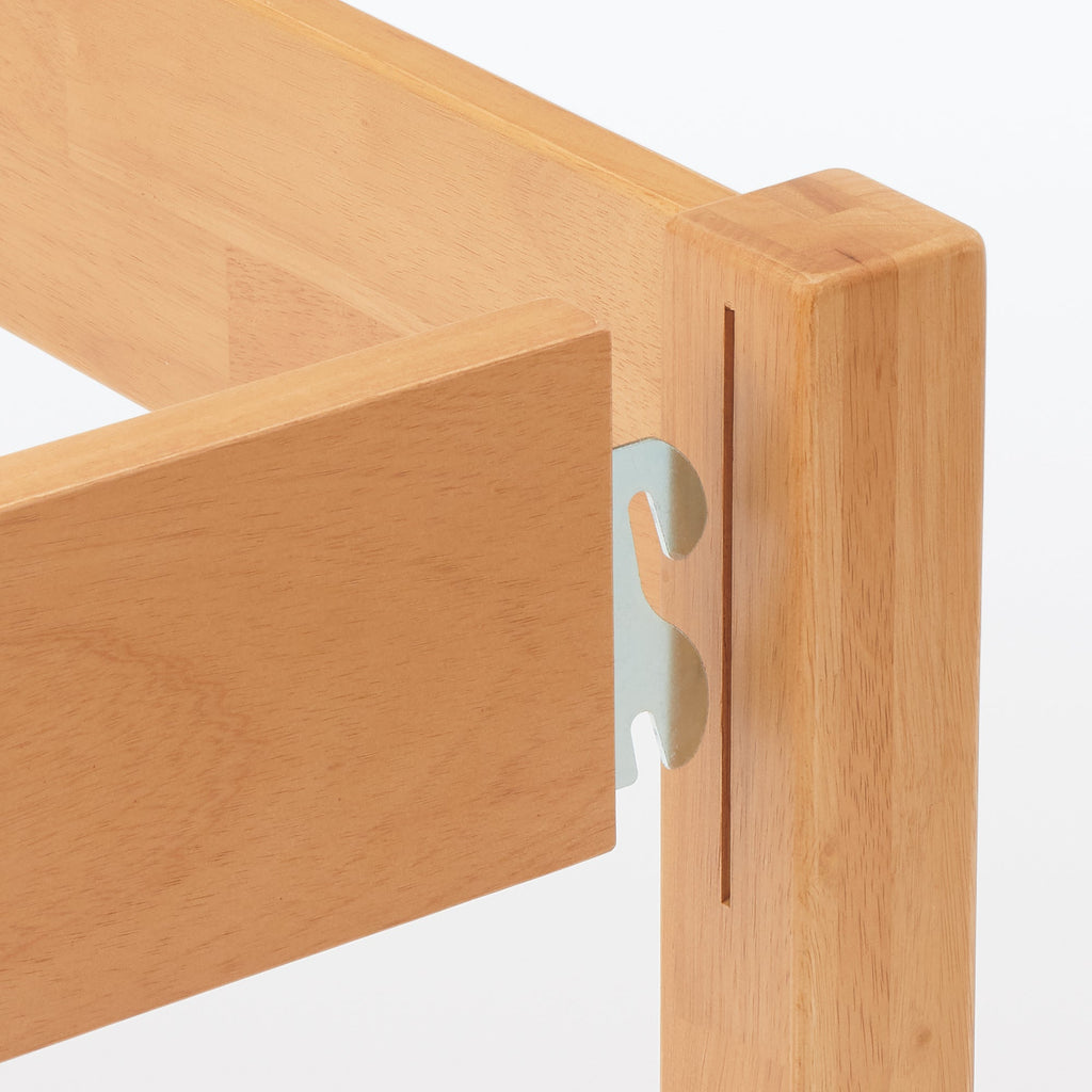 [HD] Rubberwood Wooden Bed - Single