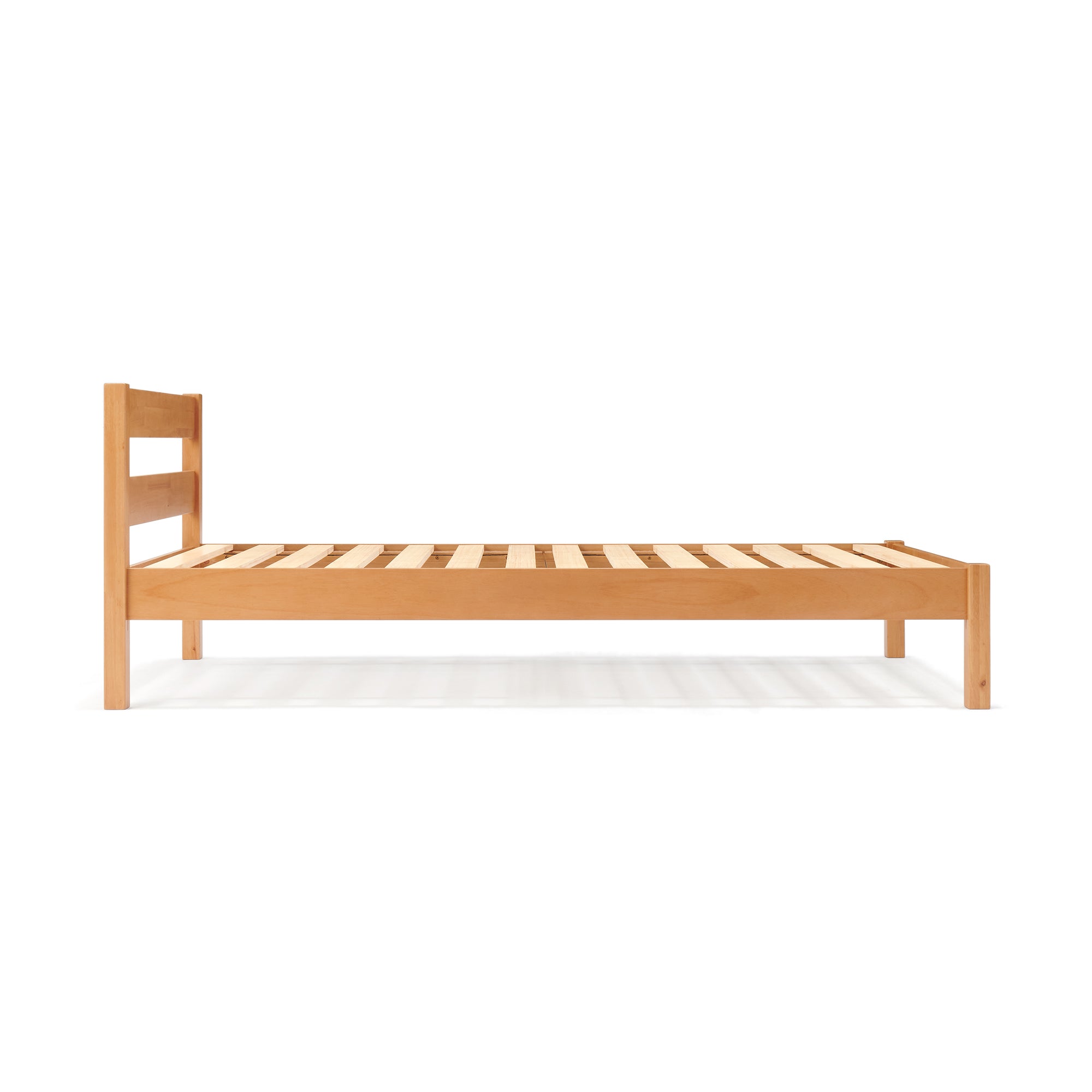 [HD] Rubberwood Wooden Bed - Single Main image