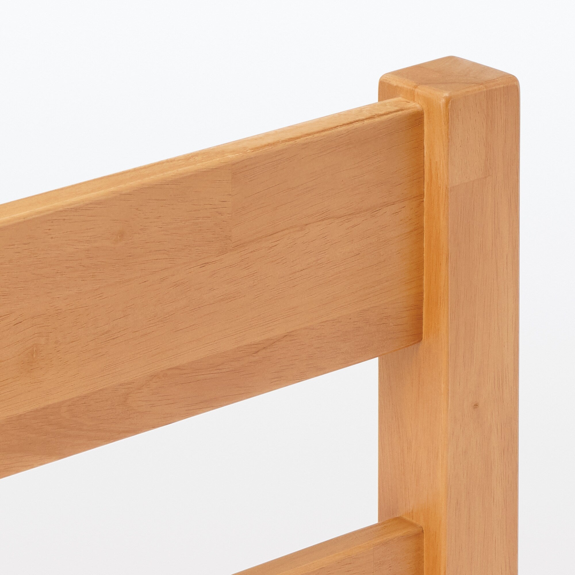 [HD] Rubberwood Wooden Bed - Double