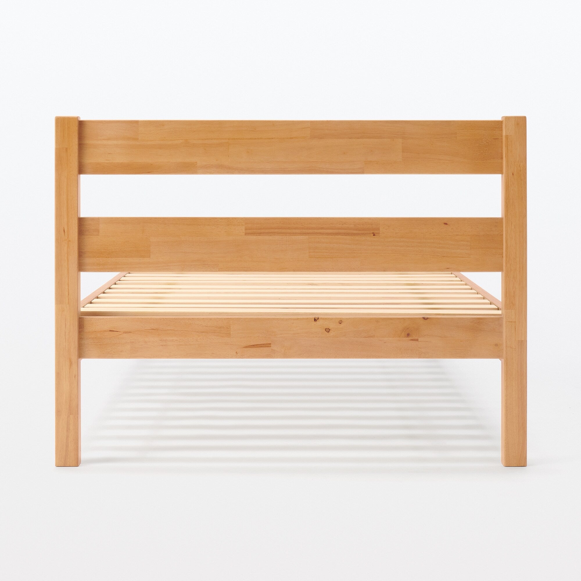 [HD] Rubberwood Wooden Bed - King