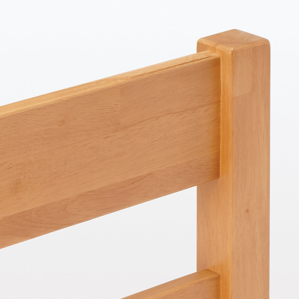 [HD] Rubberwood Wooden Bed - King