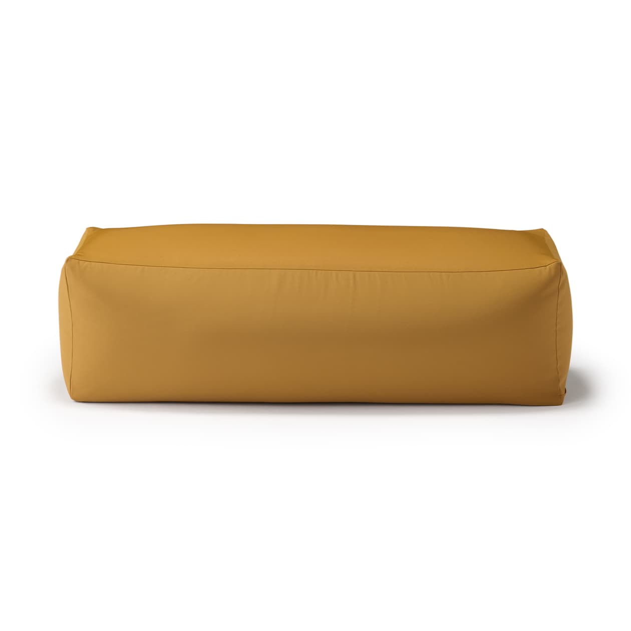 Polyester Plain Weave Cover For Rectangular Body Fit Cushion - Mustard Cushion Sold Separately