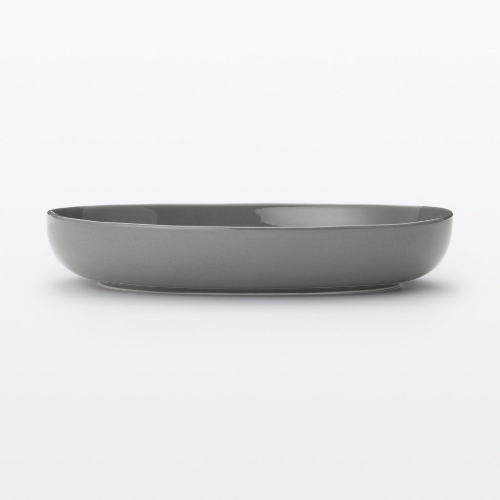 Everyday Tableware Oval Bowl - Gray