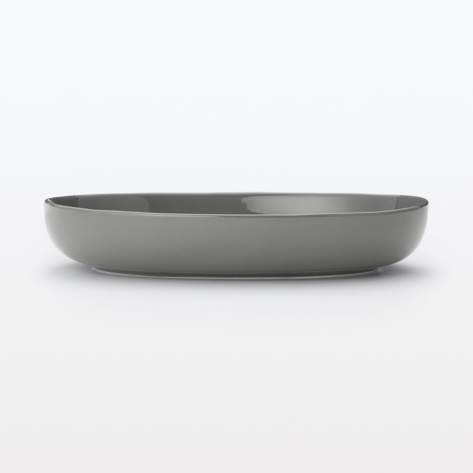 Everyday Tableware Oval Bowl - Gray