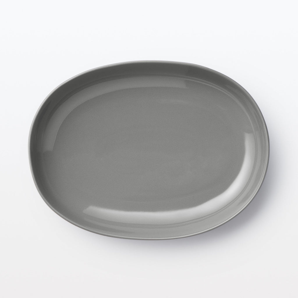 Everyday Tableware Oval Bowl - Gray