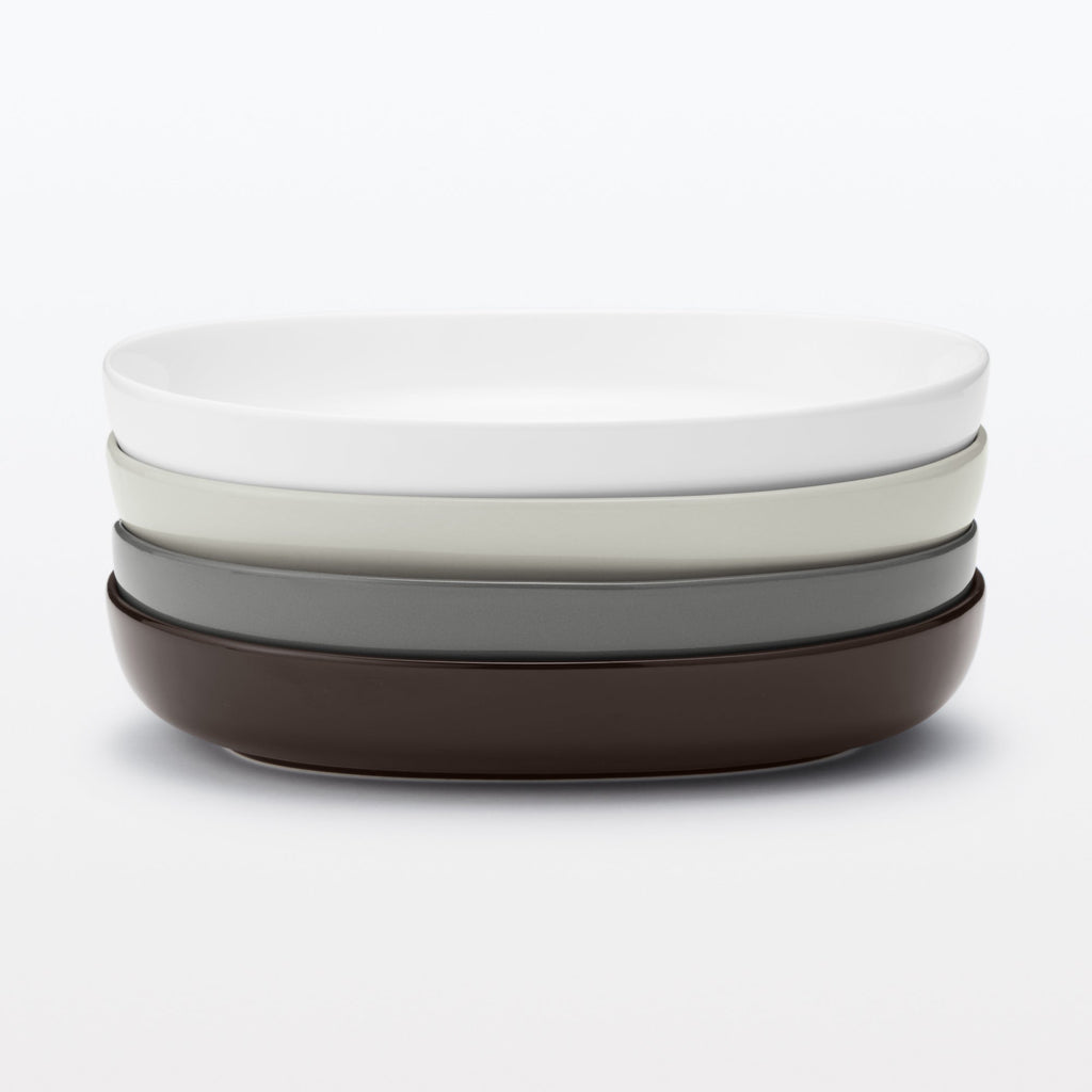 Everyday Tableware Oval Bowl - Gray