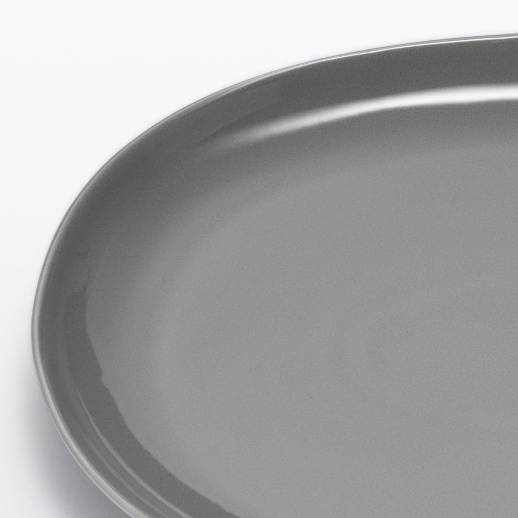Everyday Tableware Oval Plate Small - Gray