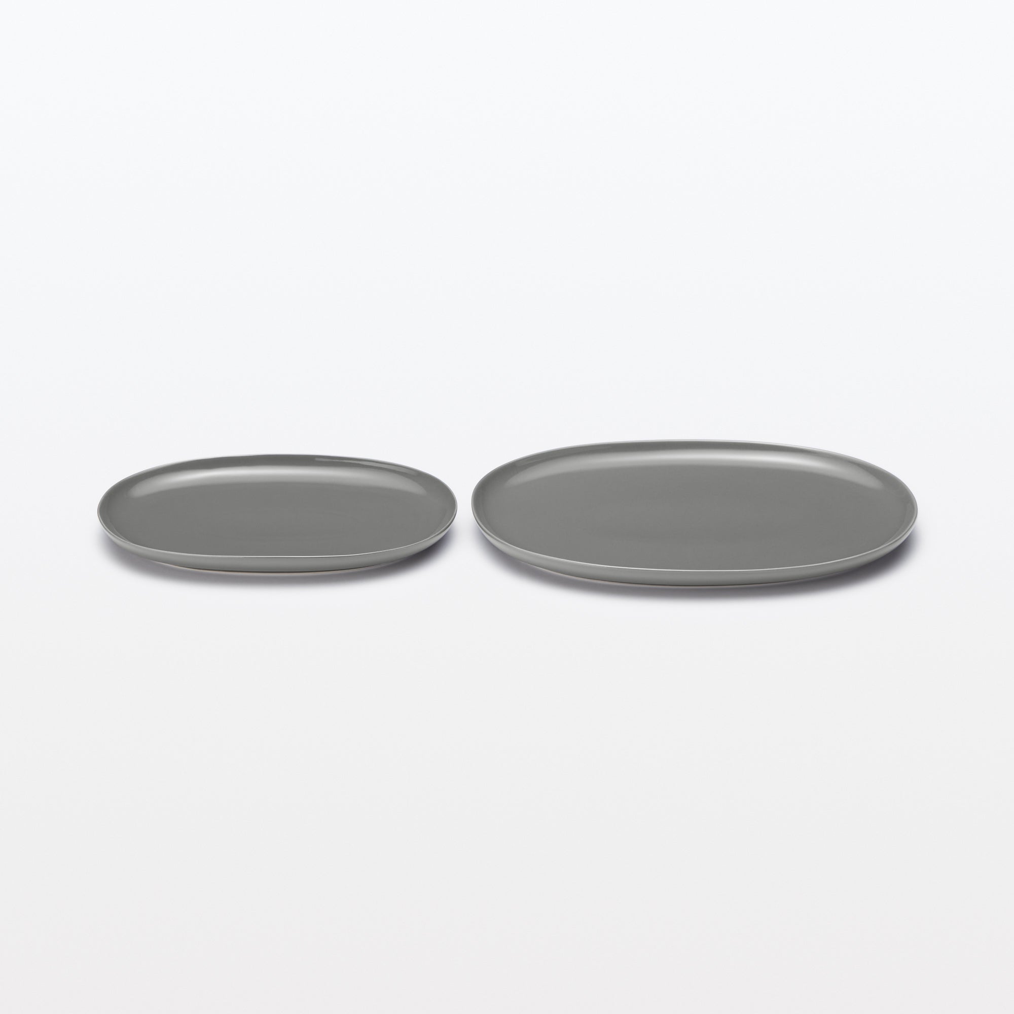 Everyday Tableware Oval Plate Small - Gray