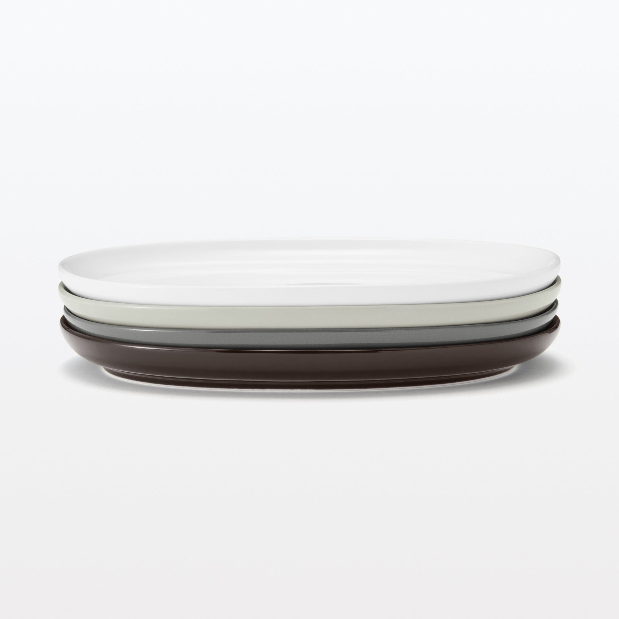 Everyday Tableware Oval Plate Small - Gray