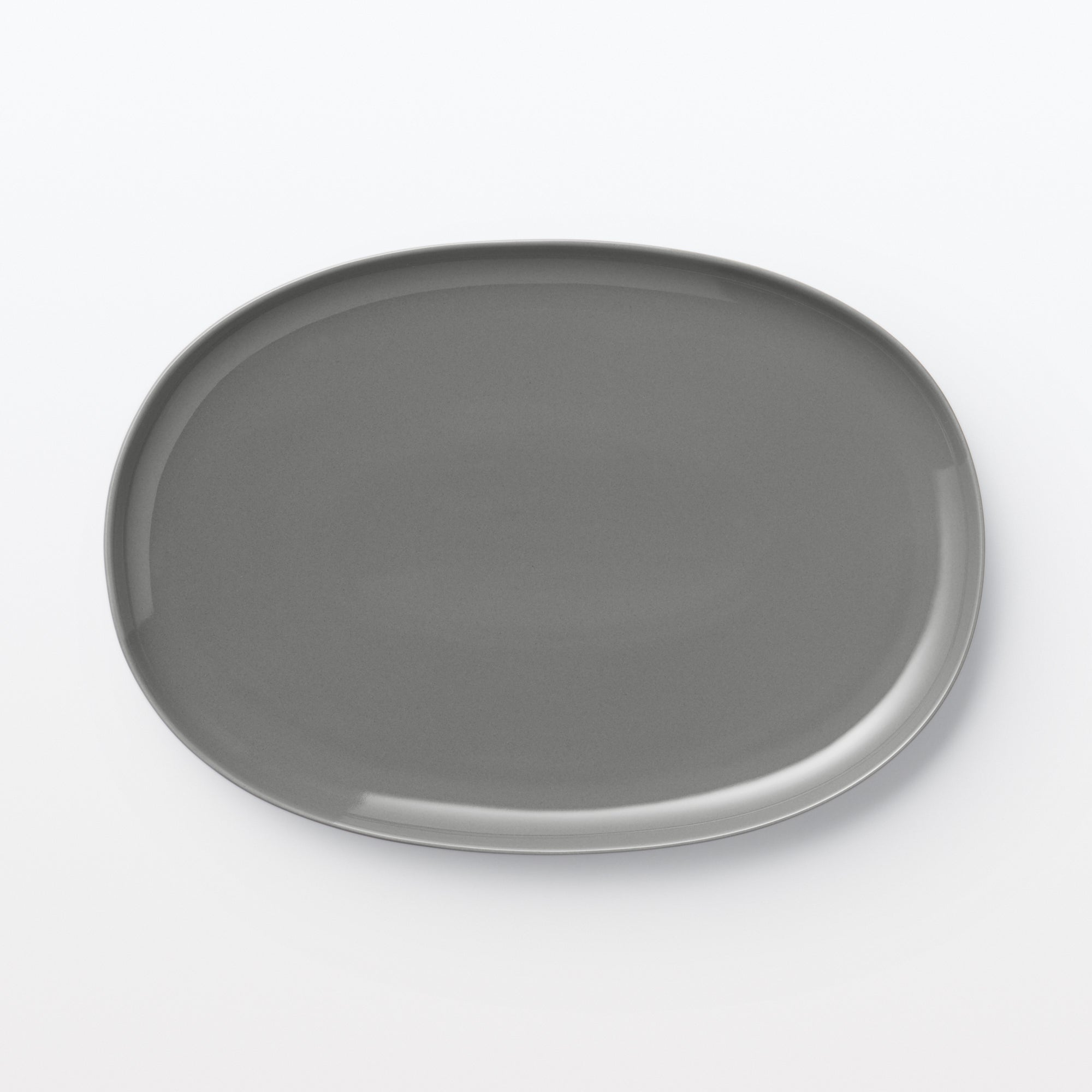 Everyday Tableware Oval Plate Large - Gray