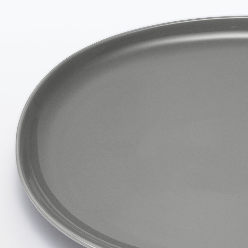 Everyday Tableware Oval Plate Large - Gray